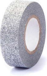 Washi Tape ”Glitzer” 15 mm x 5 m silber