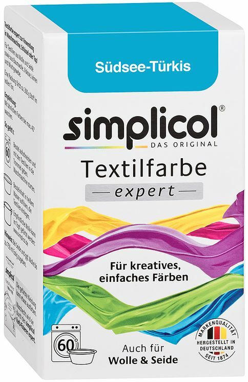 SIMPLICOL Textilfarbe ”Expert” 150 g südsee-türkis