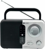 PAGRO DISKONT NABO Tragbarer Radio ”Junior PR502” schwarz/weiß