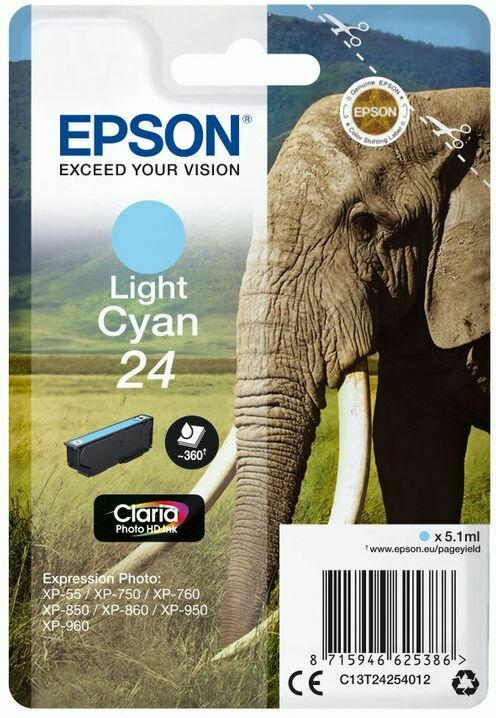 Epson Claria Ink Nr.24 photo light cyan