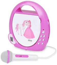 SILVA SCHNEIDER CD-Player für Kinder "Junior Mini" weiß/pink