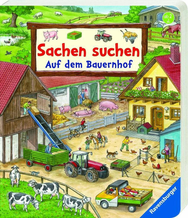 RAVENSBURGER Kinderbuch ”Sachen suchen: Auf dem Bauernhof”