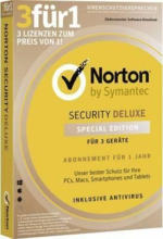 PAGRO DISKONT NORTON Sicherheitssoftware ”Security Deluxe” für 3 Geräte 1 Jahr