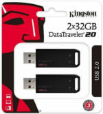 PAGRO DISKONT KINGSTON USB-Stick 2 x 32GB 2.0 schwarz
