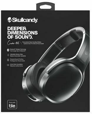 Skullcandy CRUSHER WIRELESS OVER-EAR W|ANC BLACK|BLACK|GRAY