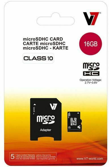 V7 Micro-SDHC Karte 16 GB