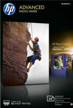 PAGRO DISKONT HP Fotopapier ”Advanced” hochglänzend 10 x 15 cm 250 g/m² 25 Blatt