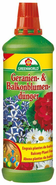 ASB GREENWORLD Dünger für Geranien- und Balkonblumen