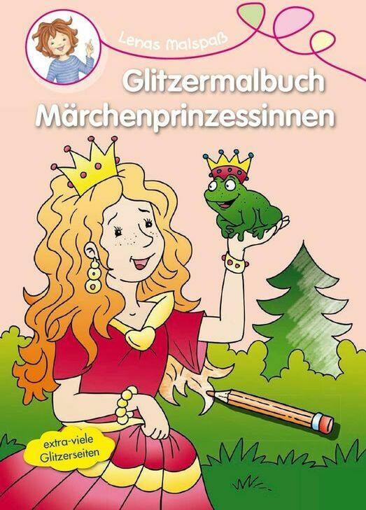 Glitzermalbuch ”Lenas Malspaß - Märchenprinzessinnen”