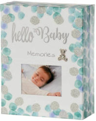 Aufbewahrungsbox ”Hello Baby” 18 x 23 cm blau