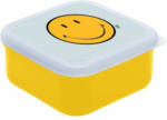 PAGRO DISKONT Snackbox ”Smiley” 10 x 10 cm gelb