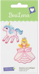 BEALENA Applikation ”Prinzessin und Einhorn” bunt