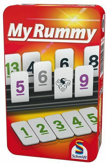 SCHMIDT SPIELE Mitbringspiel” My Rummy” mit Metallbox