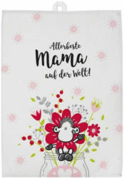 SHEEPWORLD Geschirrtuch ”Allerbeste Mama” 45 x 60 cm bunt