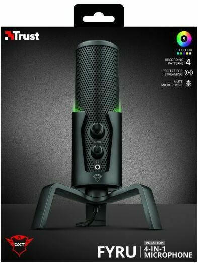 Trust GXT258 FYRU 4in1 USB Streaming Microfon