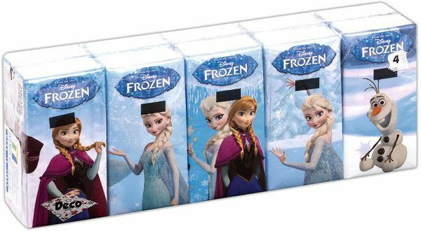 DISNEY Taschentücher ”Frozen” 4-lagig 10 Packungen