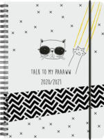 PAGRO DISKONT Schülerkalender ”Talk to my paw” A5 weiß 2020/2021