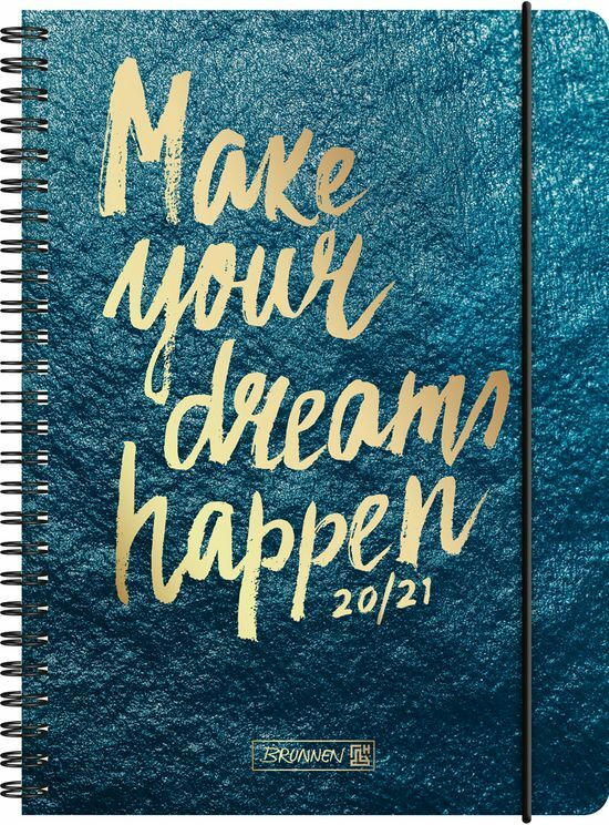 Schülerkalender ”Make your dream happen” A5 blau 2020/2021