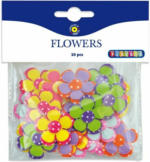 PAGRO DISKONT PLAYBOX Blumen aus Textil 20 Stück mehrere Farben