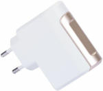 PAGRO DISKONT PAGRO Wandlader mit 2 USB-Anschlüssen weiß/gold