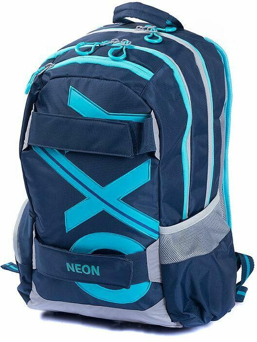 Rucksack ”Oxy Sport Blue Line” neontürkis/blau