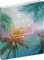 PAGRO DISKONT BRUNNEN Ringmappe ”Miami Beach” A4 2 Ringe 1,6 cm bunt