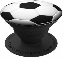 POPSOCKETS Smartphone-Griff und -Sockel ”Fußball” schwarz/weiß