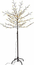 PAGRO DISKONT LED-Baum mit 200 LED's 150 cm braun
