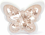 PAGRO DISKONT Standdeko ”Schmetterling” 18,5 x 2 x 15 cm braun/weiß
