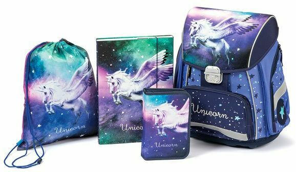 Schultaschen-Set ”Cool - Pegasus” 4 Teile bunt