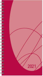 KORSCH Buchkalender ”Flexi Colourlux” rosa 2021