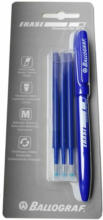 PAGRO DISKONT BALLOGRAF Kugelschreiber ”Erase” inkl. 3 Minen blau