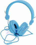 PAGRO DISKONT PAGRO Stereo-Kopfhörer mit Handy-Funktion blau