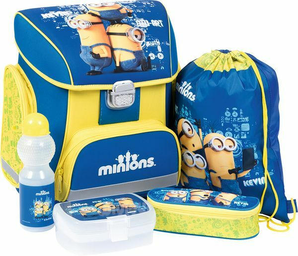 Schultaschenset ”Minions” 5-teilig bunt