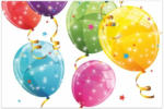 PAGRO DISKONT Tischdecke ”Sparkling Balloons” 120 x 180 cm bunt