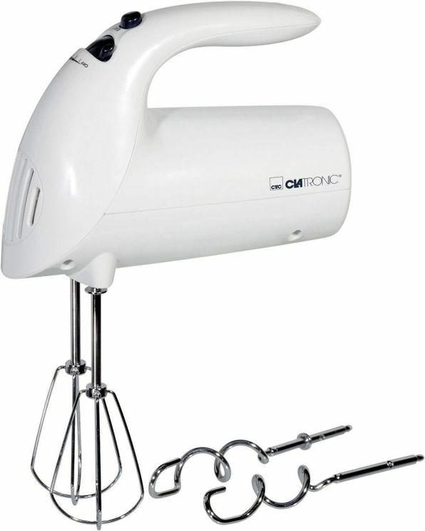 CLATRONIC Handmixer 250 Watt weiß