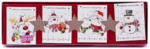 PAGRO DISKONT Minikärtchen mit Kuverts ”Weihnachten” 16 Stück weiß