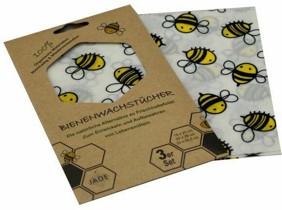 Bienenwachstücher-Set 3 Größen gelb