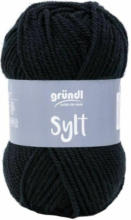 Pagro GRÜNDL Wolle ”Sylt” 100g schwarz