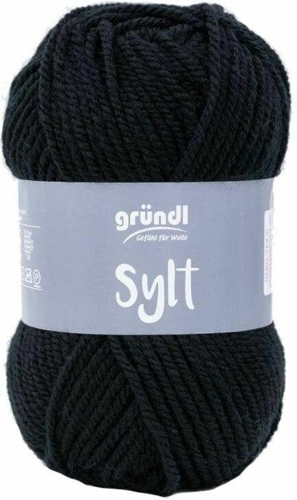 GRÜNDL Wolle ”Sylt” 100g schwarz