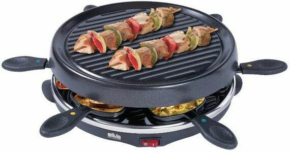 SILVA HOMELINE Raclette-Grill 800 Watt schwarz