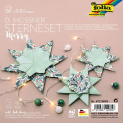 FOLIA Sterne-Bastelset "Merry" 36 Teile