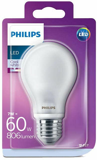 PHILIPS LED-Lampe ”Classic” E27 matt neutralweiß