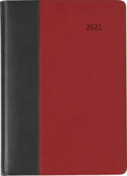 Buchkalender ”Premium Fire” 15 x 21 cm rot 2021