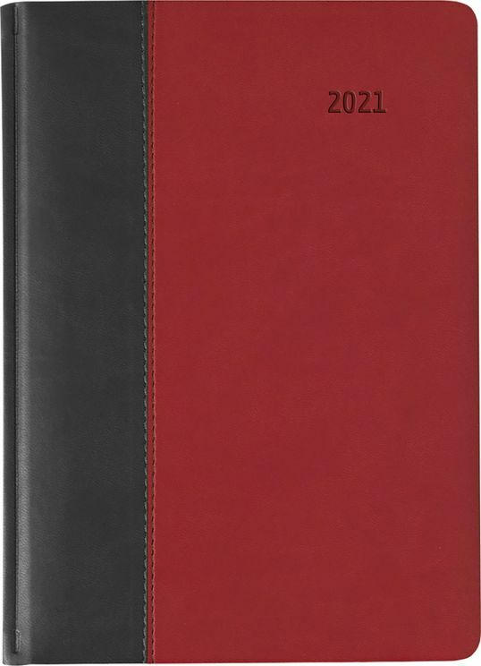 Buchkalender ”Premium Fire” 15 x 21 cm rot 2021