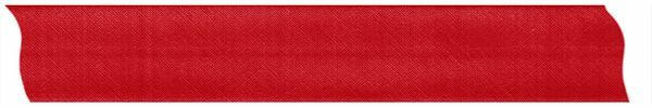 HOTEX Schrägband ”Uni” 2,5 m x 19 mm rot