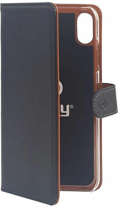 CELLY Handytasche "Bookcase Wally" für iPhone XR schwarz