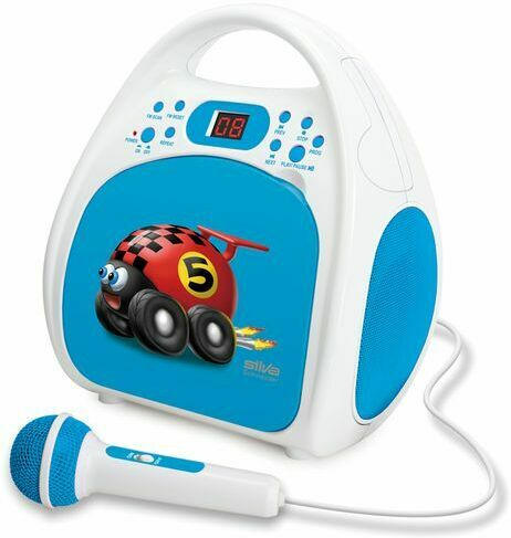 SILVA SCHNEIDER Stereo-Radio für Kinder "Junior One" weiß/blau