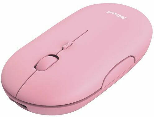 TRUST Bluetooth-Maus "Puck" wiederaufladbar pink