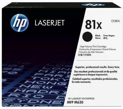 HP LJ Cartridge Nr.81X black 25K